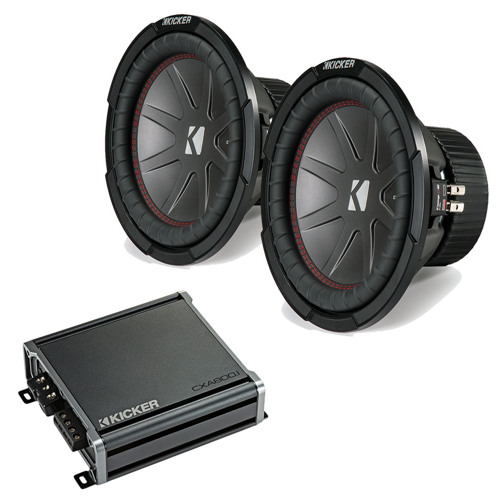 kicker subwoofer amp and speakers pack