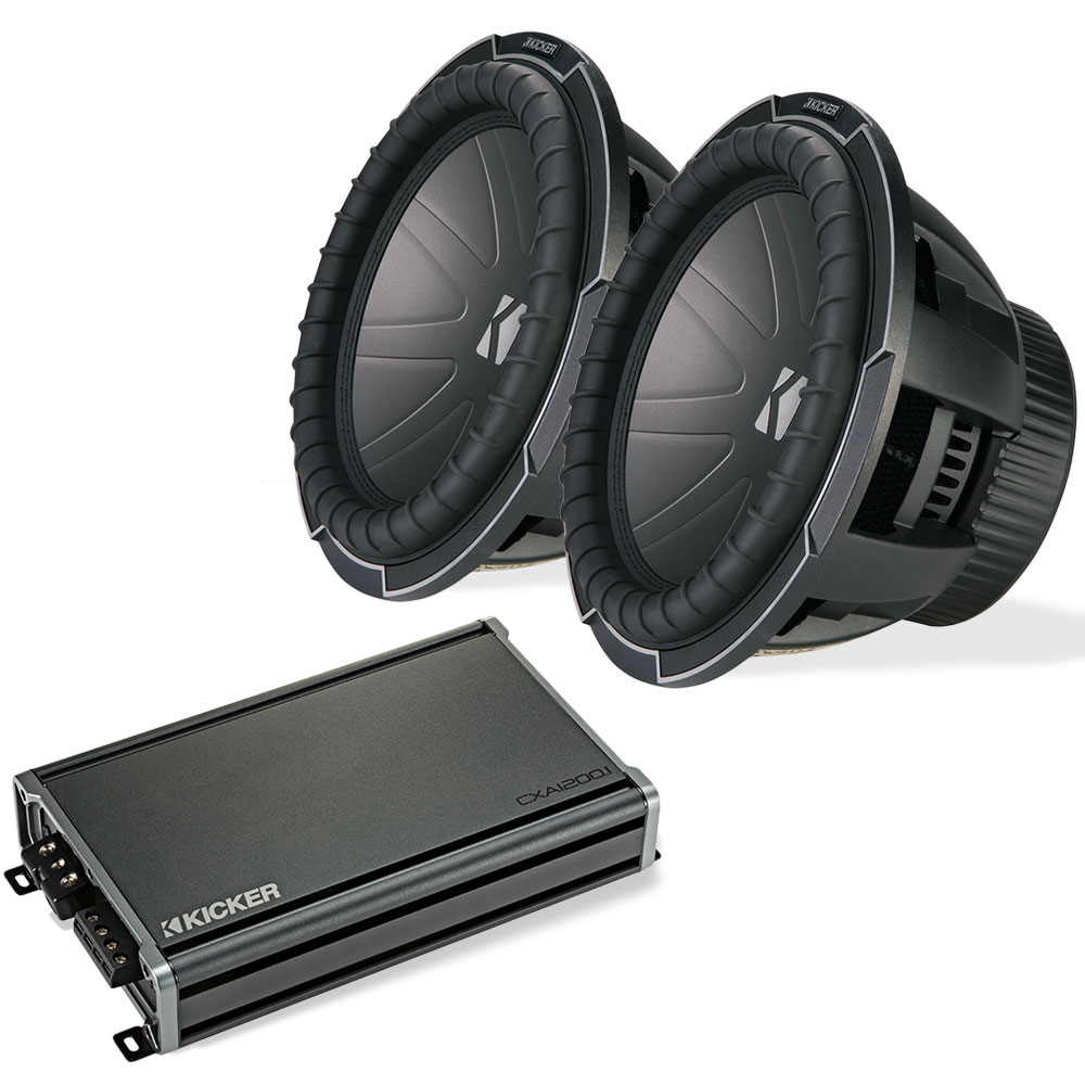 kicker sub and amp combo