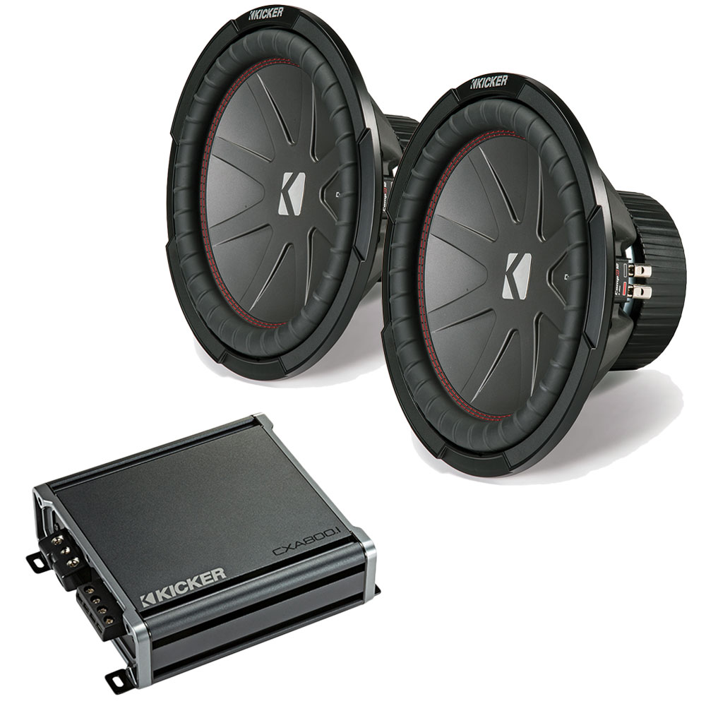 Kicker Dual 10 Compr And Cx800 1 Subwoofer Package Cwr104x2 Cx8001