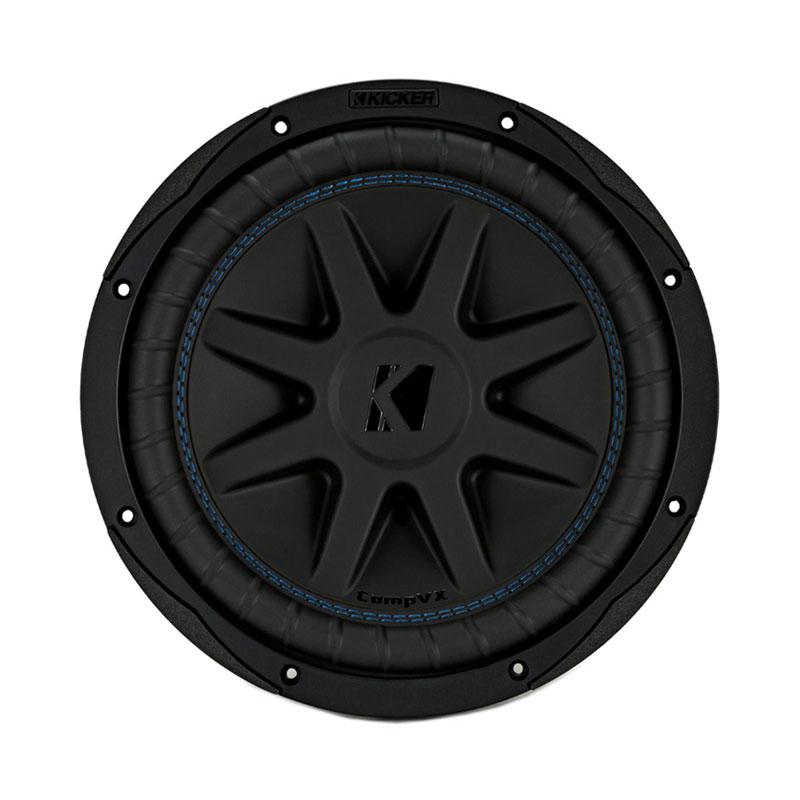 Kicker COMPVX 10 Inch Subwoofer Dual Voice Coil 2Ohm 600W RMS 44CVX102