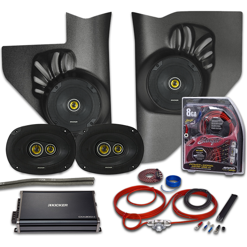 Kicker CS Series 1955-1956 Chevy Kick Panel Amp & Speaker Upgrade Kit 6