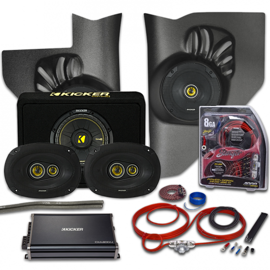 Kicker CS Series 1955-1956 Chevy Kick Panel Complete System