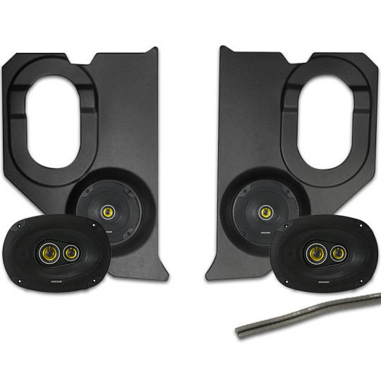 Kicker CS Series 1960-1966 Chevy Truck Kick Panel Speaker Upgrade