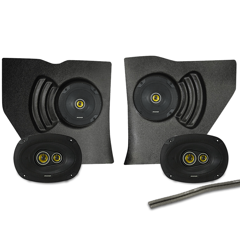 Kicker CS Series 1961-1962 Chevy Impala Kick Panel Speaker Upgrade