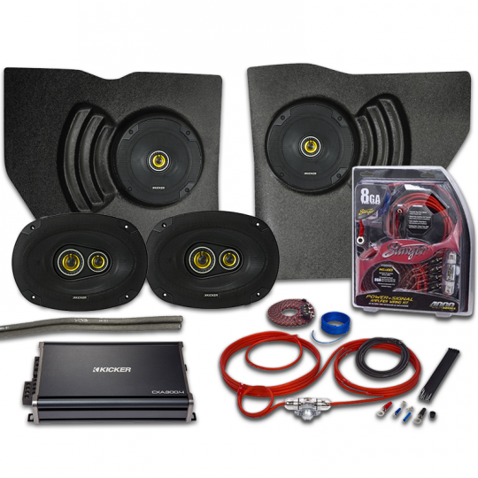 Kicker CS Series 1961-1962 Chevy Impala Kick Panel Amp & Speaker