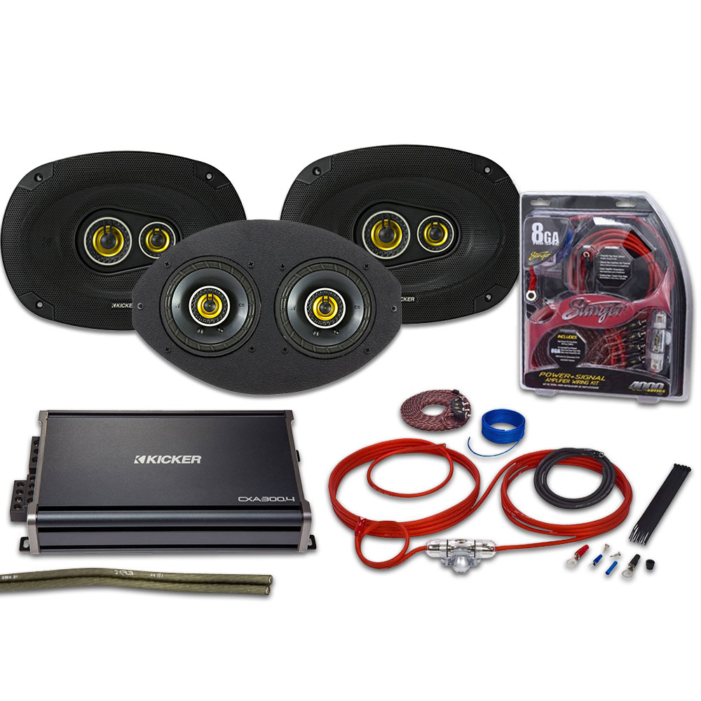 Kicker CS Series Speaker & Amp Kit: KSA-CSC1012