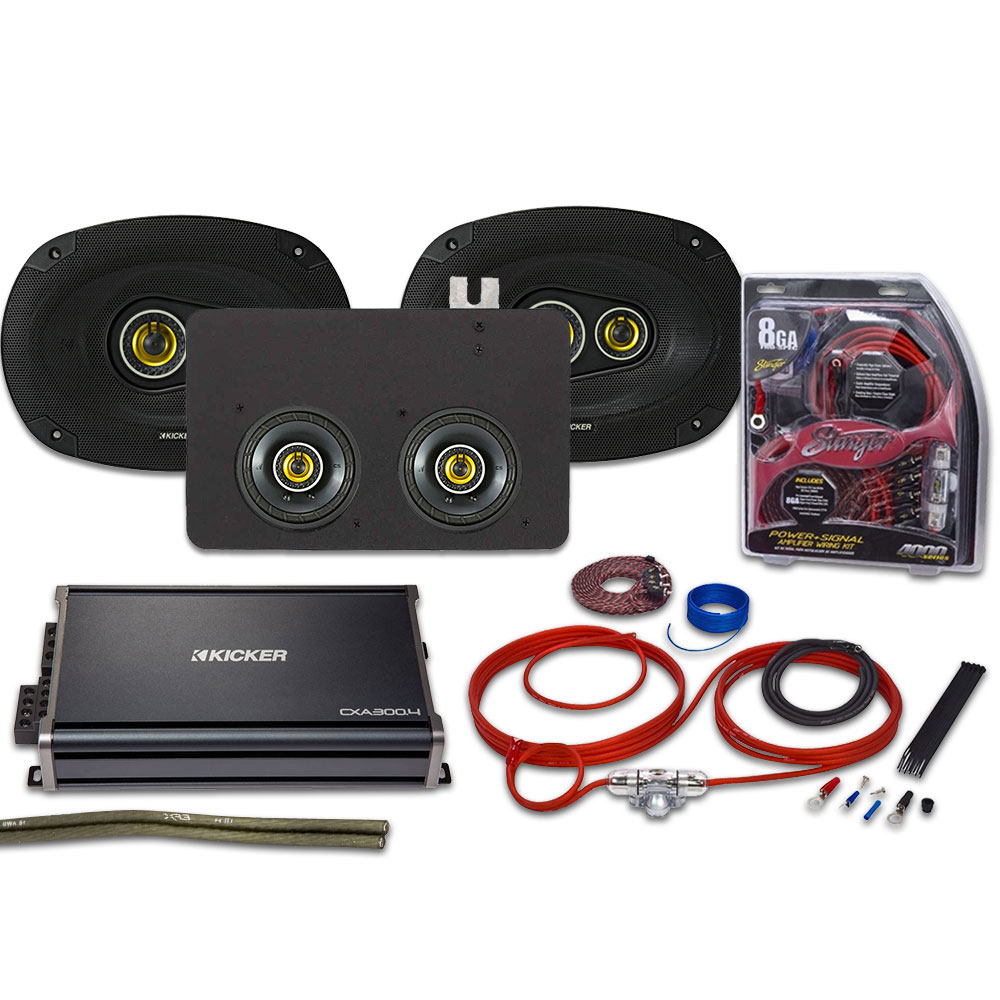 Kicker CS Series 1960-1963 Chevy Truck Speaker & Amp Kit: KSA-CSC2017