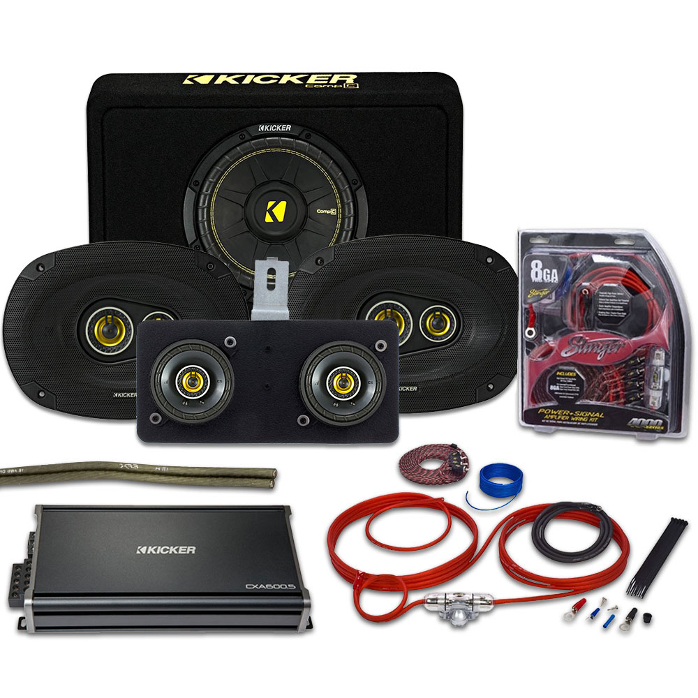 Kicker CS Series 1969 Camaro With A/C Complete System Kit