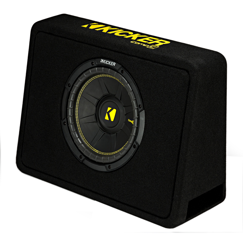 Kicker 50TCWC104 Comp C 10 Inch Low Profile Loaded Subwoofer Enclosure