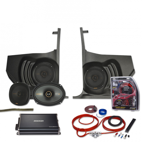 Kicker KS Series 1964-1966 GTO Kick Panel Amp & Speaker Upgrade