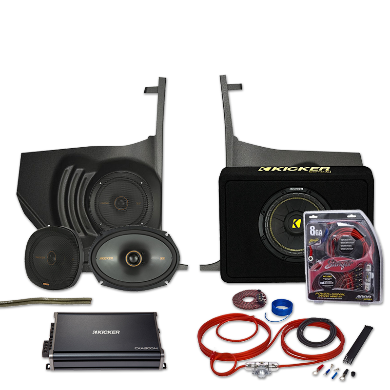 Kicker KS Series 1964-1966 Chevelle Kick Panel Complete System