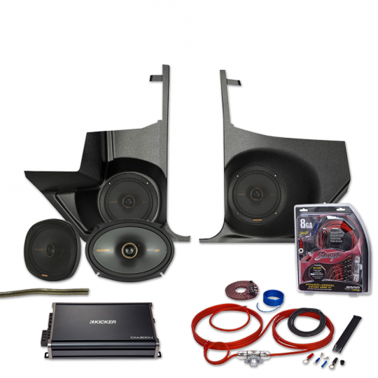 Kicker KS Series 1964-1967 Buick Skylark Kick Panel Amp & Speaker