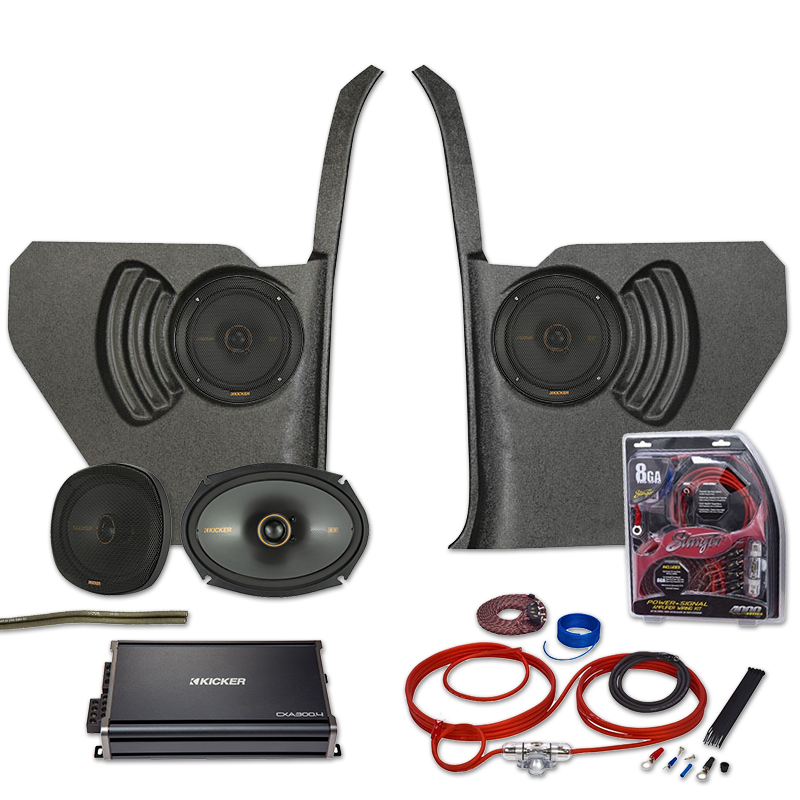 Kicker KS Series 1964 Chevy Impala Kick Panel Amp & Speaker