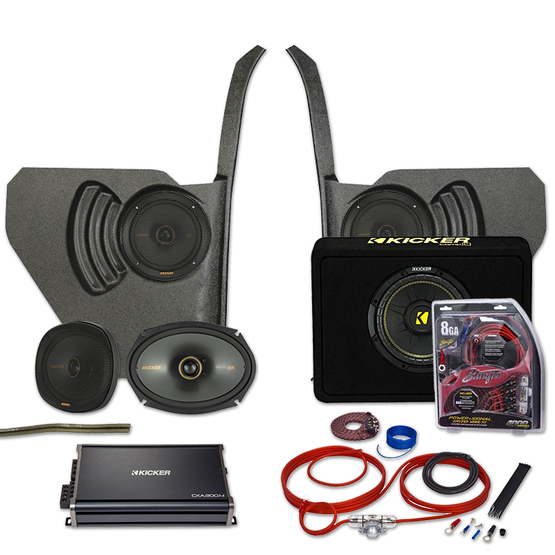 Fits Chevy Caprice 1985-1990 Factory Speaker Upgrade Kicker KSC46 KSC69 Package
