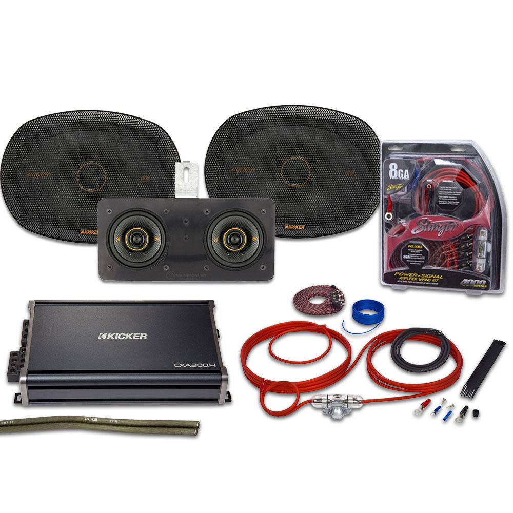Kicker KS Series 1968-1972 Buick Skylark With A/C Speaker & Amp