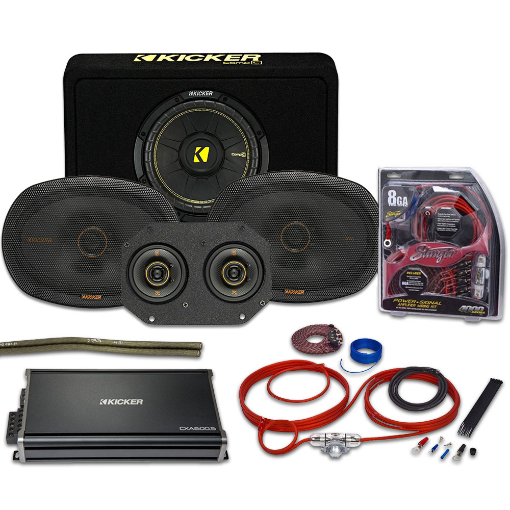 Kicker KS Series 1969-1970 Ford Mustang Complete System Kit: KCS