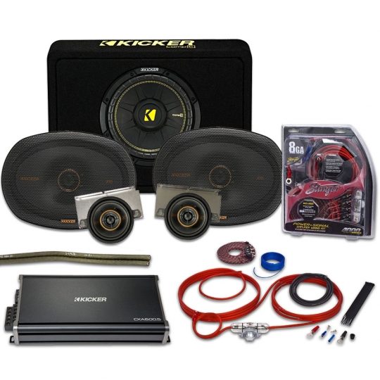 Kicker KS Series 1967-1984 Cadillac Complete System Kit: KCS