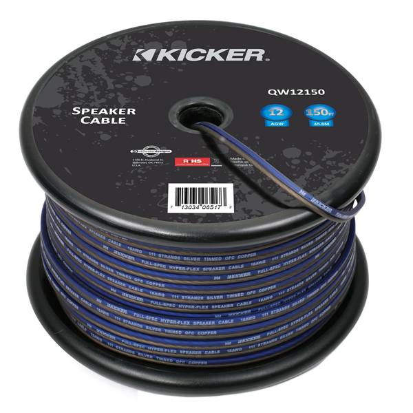 Kicker QSeries Speaker Wire Spool 12ga 150ft QW12150