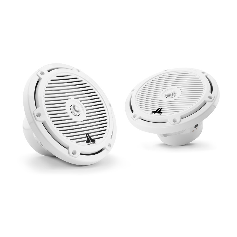 JL Audio M3770XCGw 7.7" Marine Speakers Gloss White Classic Grilles