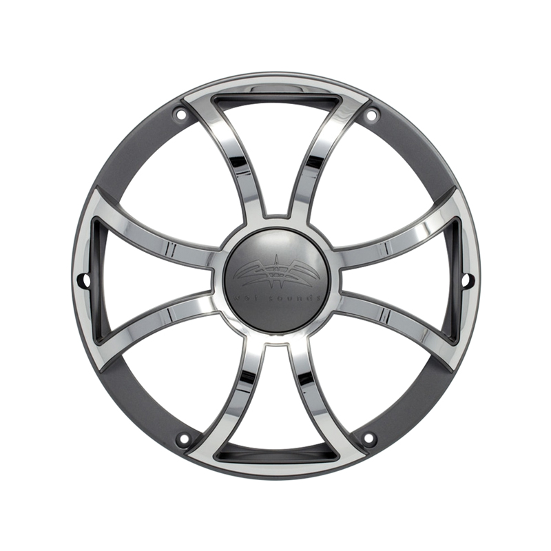 Wet Sounds REVO 12 Gunmetal w/ Stainless XS Open Style 12" Subwoofer