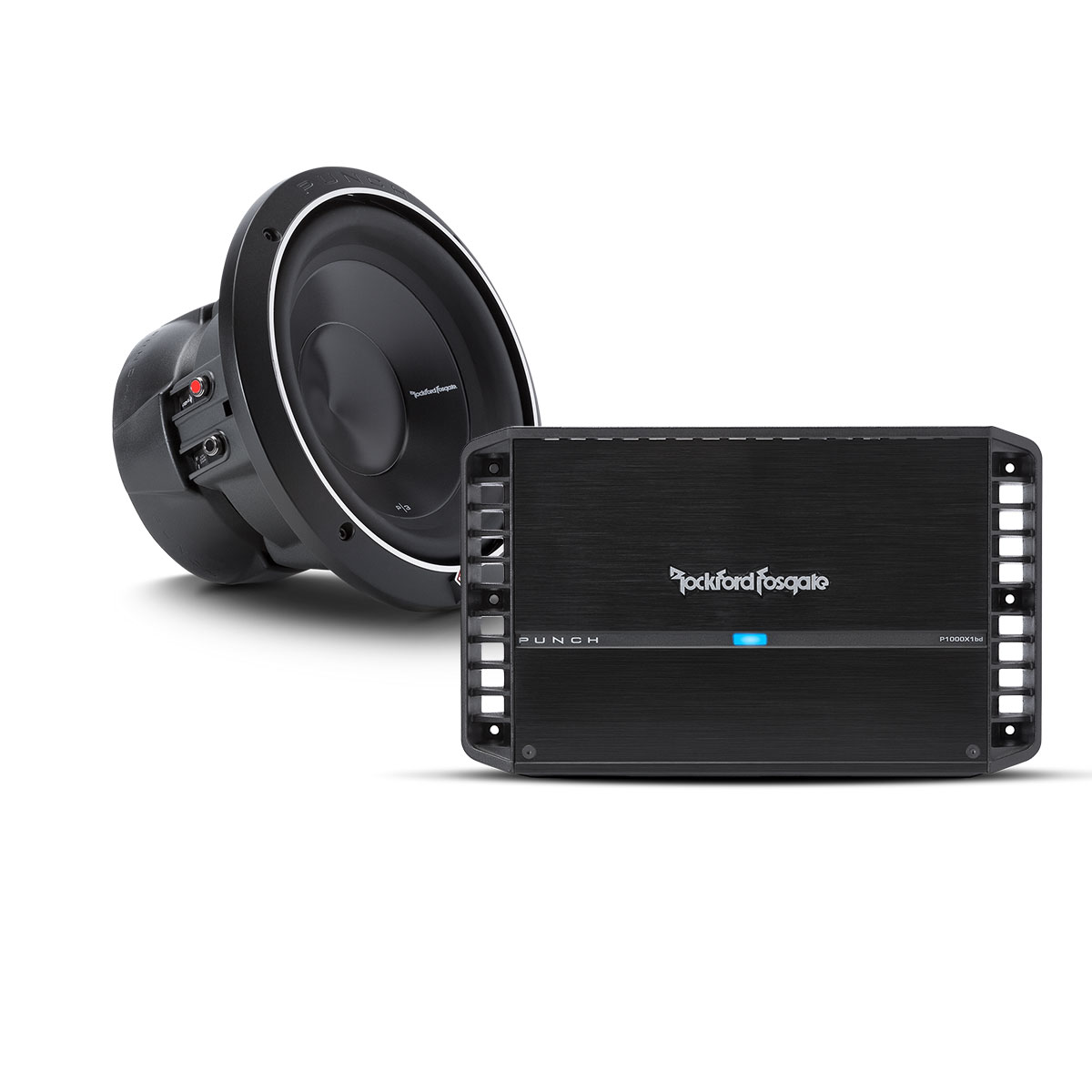 Rockford Fosgate 10" P3D410 & P1000X1bd Subwoofer Package P3D410