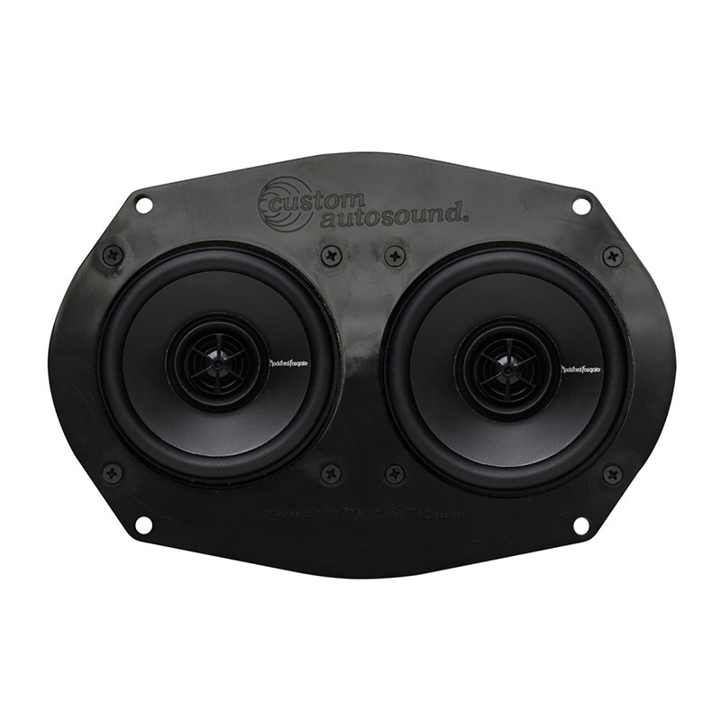 speaker consists of two, Rockford Fosgate, 4" speakers that are mounte...