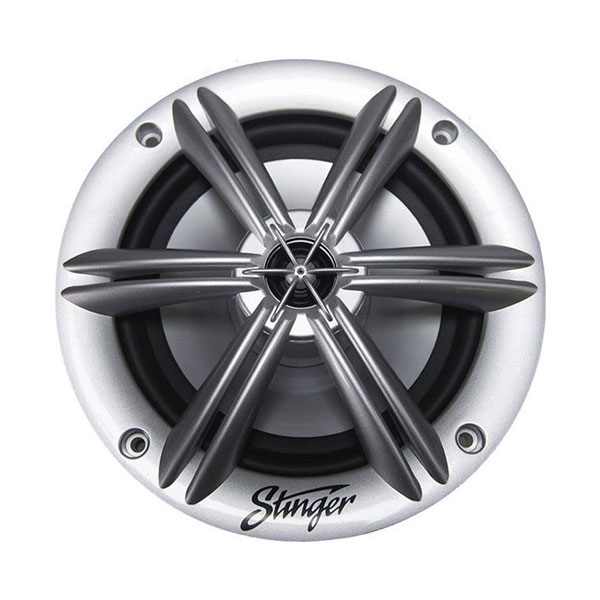 Stinger 6.5" Marine Grade Coaxial Speakers with LEDs Pair SEA65RGBS