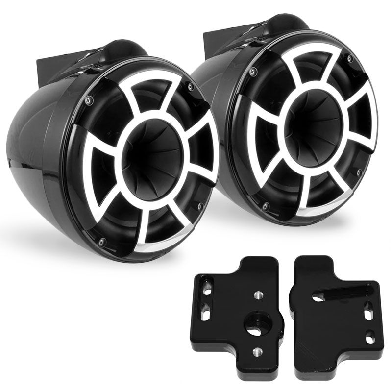 Wet Sounds REV 10 Package for Centurion Gladiator Tower Black REV10X