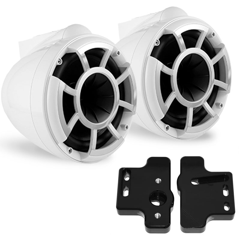 Wet Sounds REV 10 Package for Centurion Gladiator Tower Black White