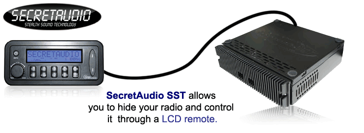 NEW Custom Autosound Secret Audio SST Hidden Audio System NOW WITH BLUETOOTH 