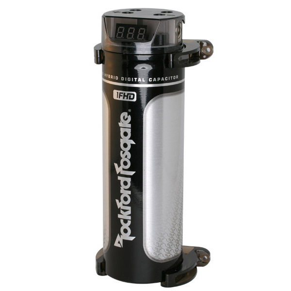 Rockford Fosgate RFC1D (1F Digital) 1 Farad Digital Capacitor: RFC1D