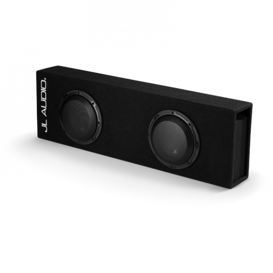 JL Audio Two 8W3v3 4 slot ported low profile enclosure 2 ohm