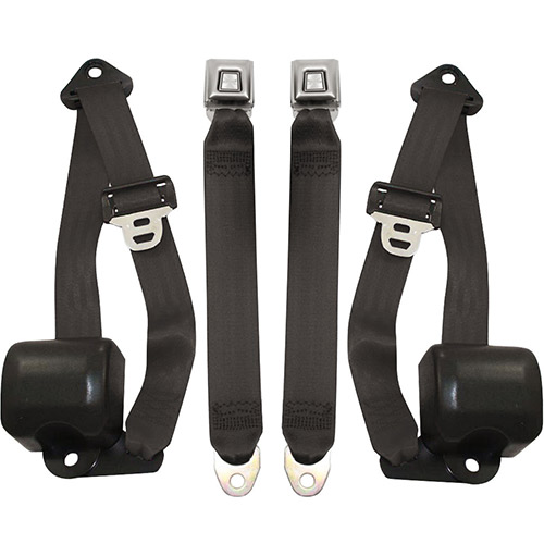 1992-1995 Jeep Wrangler Seat Belts - 3 Point Retractable