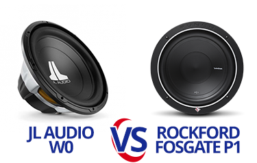 JL Audio W0 vs Rockford Fosgate P1 Subwoofer