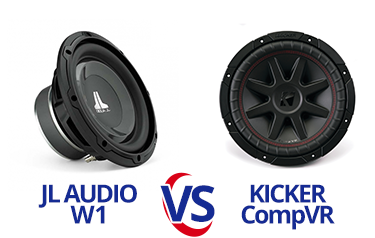 JL Audio W1 vs Kicker CompVR Subwoofer