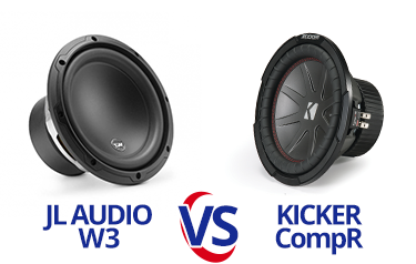 JL Audio W3 vs Kicker Comp R Subwoofer