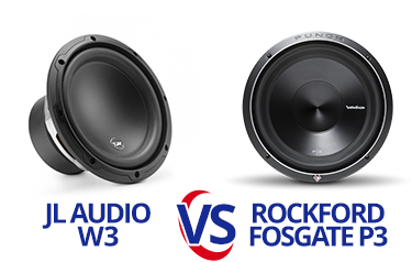 JL Audio W3 vs Rockford Fosgate P3 Subwoofer