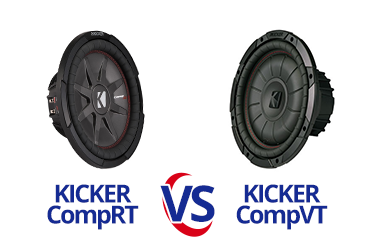 Kicker CompRT vs. CompVT Subwoofer
