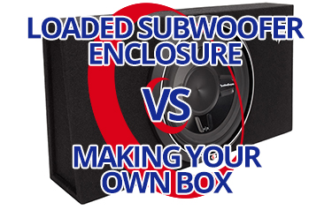 Loaded Subwoofer Enclosure vs. Making Your Own Box