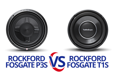 Rockford Fosgate P3S vs T1 Slim Subwoofer