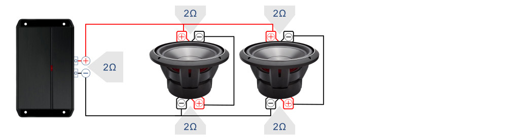 Kicker Comp RT Subwoofer Kit Wiring 2 Ohm